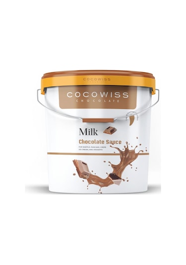Cocowiss Chocolate Sütlü Waffle Sos 10 KG