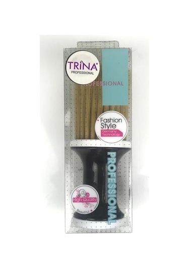 Trina Pudralı Ense Fırçası Doğal Kahve - Fr0026