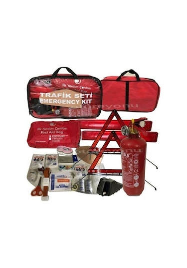 Trafik Seti Pro 4 Yıllık Tüp Muaneye Uyumlu Kırmızı