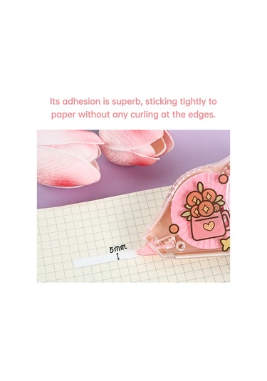 Xindoker Renkli Makaron Düzeltme Bandı - 30 Metre Uzunluk, Pembe, Yeşil, Mavi Seçenekleri Gümüş