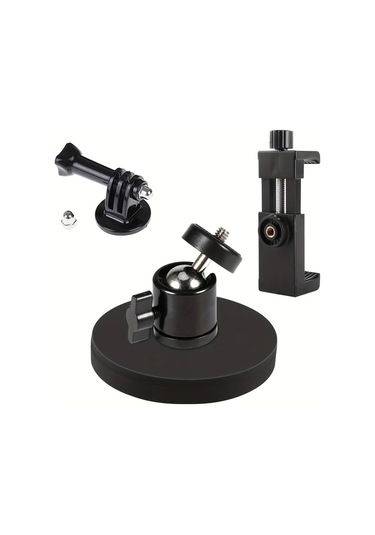 Xuweiwei Sporkamera Gimbal Manyetik Montaj Her Şey Dahil 360 Derece Dönebilen Telefon Tutucu Kamera Bağlantı Aksesuarı -