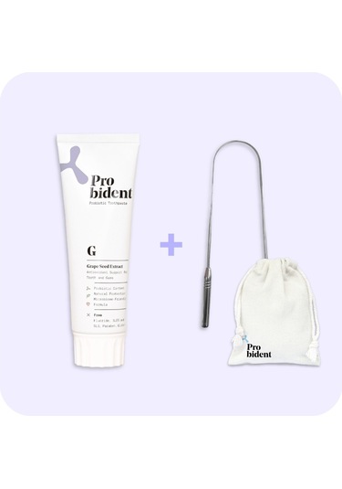 Probident Üzüm Çekirdeği Özüt İlaveli 75 ML + Dil Temizleme Aparatı