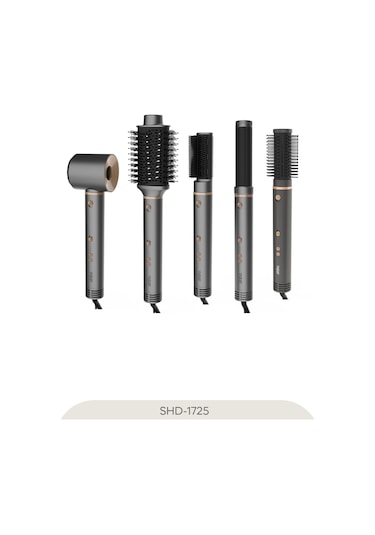 Sinbo SHD-1725 Pro Compact BLDC Motorlu 6 in 1 Uzun Multi-Styler Saç Şekillendirici