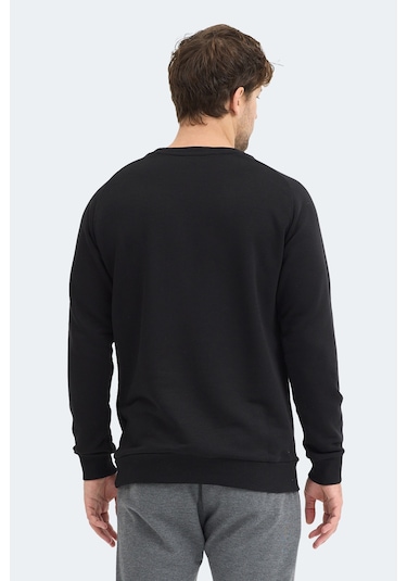 Slazenger Nadav Erkek Siyah Sweatshırt Siyah