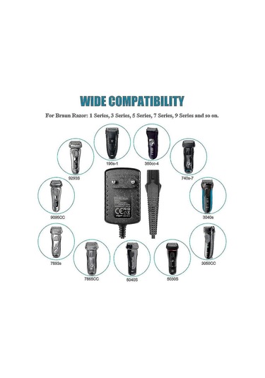 Braun Tıraş Makinesi Şarj Cihazı, Braun Tıraş Makinesi İçin Ab Fişli Şarj Cihazı