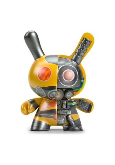 Kidrobot Dairobo B Mecha Half Ray Dunny Figür Limited Edition Peluş Oyuncak Çok Renkli