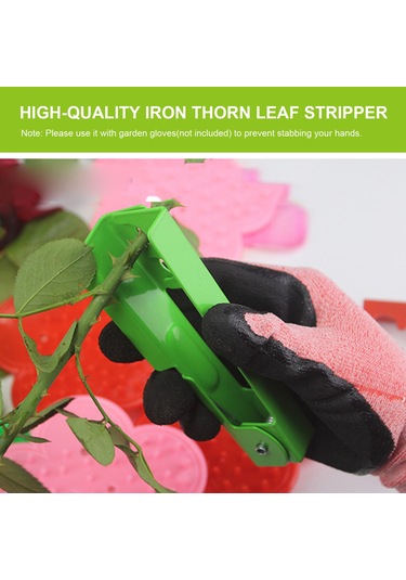 Qingmipy Gül Diken Ve Yaprak Ayırıcı Pratik Çelik Bahçe Aleti - Hızlı Ve Kolay Kullanım
