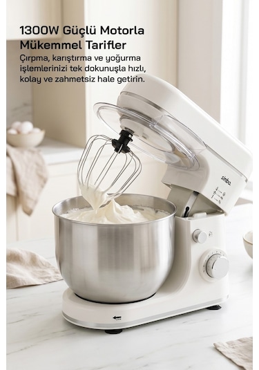 Sinbo SMX-2769 1300 W Beyaz Stand Mikser