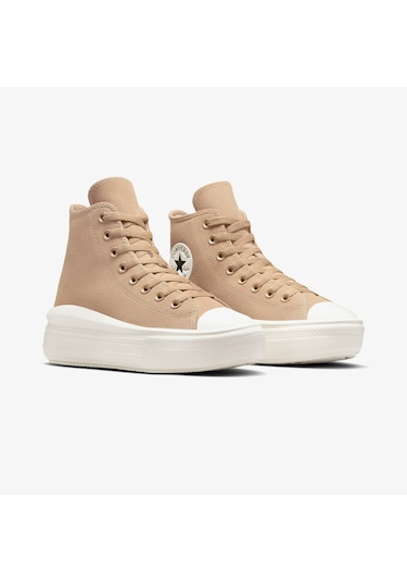Converse Chuck Taylor All Star Move Platform Unisex Kahverengi Süet Sneaker - A11145c Kahverengi