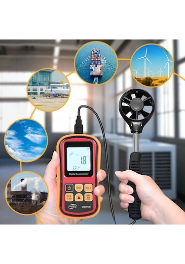 Benetech Gm8901+ Rüzgar Hızı Ve Sıcaklık Ölçer