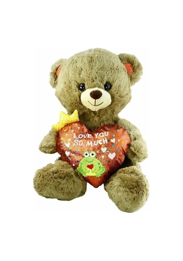 Pjh2323 Peluş Kalpli Ayı Love You 30 Cm