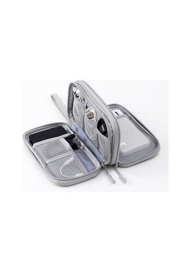 Dianbao Kulaklık Dijital Veri Kablosu Saklama Çantası Gri 1 Adet