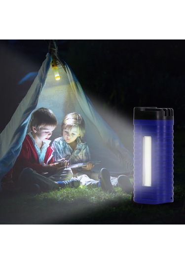 Yunboo Usb Şarjlı Cob Led El Feneri, Çift Işık Kaynağı, Taşınabilir, Pen Klipsi, Dış Mekan Ve Bakım Işığı, Dahili Pil 1200mah Diğer