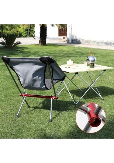 Wondernest Ultra Taşıma Sırt Seyahat Sandalyesi S Kapasitesi Kamp Hafif Çantasıyla 150kg Taşıma Kapasiteli Bej Renk - Bm Bej