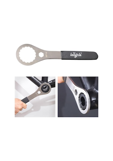 Suntek Taşınabilir Bisiklet Bb Anahtarı Evrensel Alt Bb50 Gümüş Siyah Çok Renkli