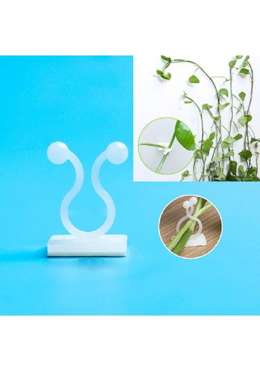 Sones 10 Adet Lulu Tırmanma Duvarı Sabitleyici Asma Tırmanma Duvarı Yapıştırma Kancası, Boyut: Küçük Beyaz