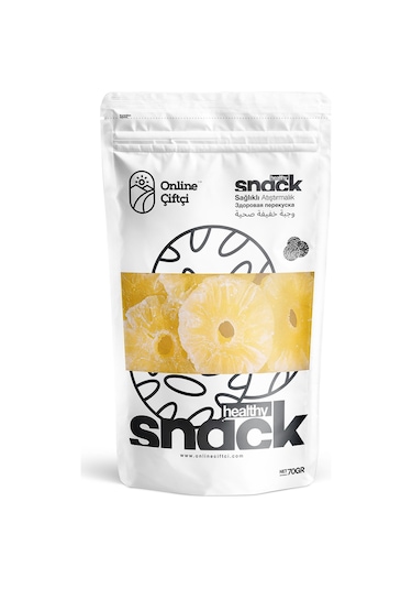 Online Çiftçi  Şekerli Ananas Kurusu 70 G