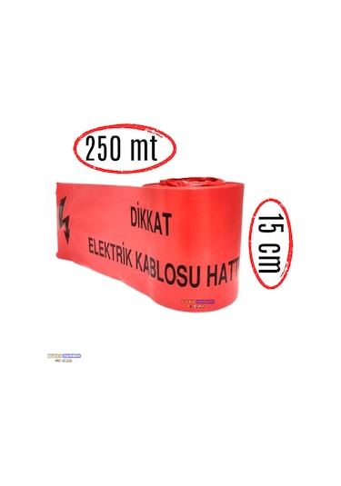 Elektrik İkaz Bandı 15cm 200metre