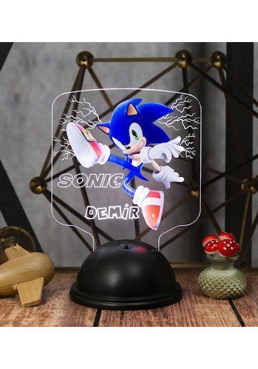 Kirpi Sonic, Çocuk Odası Süper Sonic Hediyesi İsimli Led Lamba