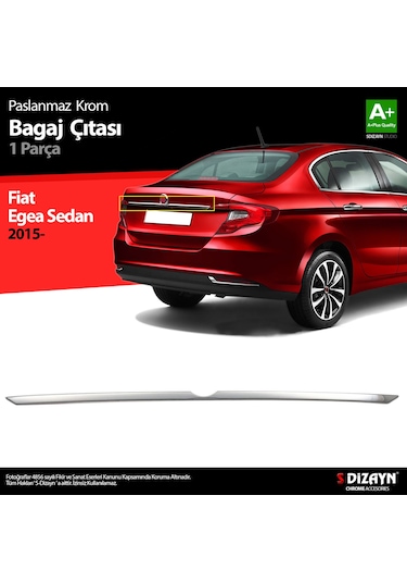 S-Dizayn Fiat Egea Sd Krom Bagaj Çıtası 2015 Üzeri N11.518