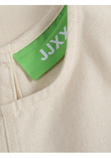 Jack & Jones Kadın Sirt Detayli Denim Bluz - Dora - 12277036 Off-white Denim