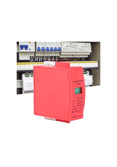 Jeemson Ev Elektrik Koruyucu, Fırtına Akımı Engelleyici, Ac 385v 40ka, Hızlı Koruma, Alev Engelleme Kasa, Uzun Ömürlü Performans