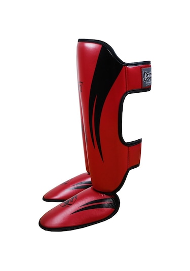 Dragondo 40716-p Kaval Ayak Koruyucu Kırmızı Kick Boks Kaval Koruyucu Kırmıızı