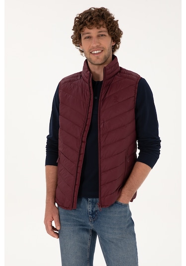 U.s. Polo Assn. Erkek Plum Yelek Dokuma 50310045-vr177 New Plum