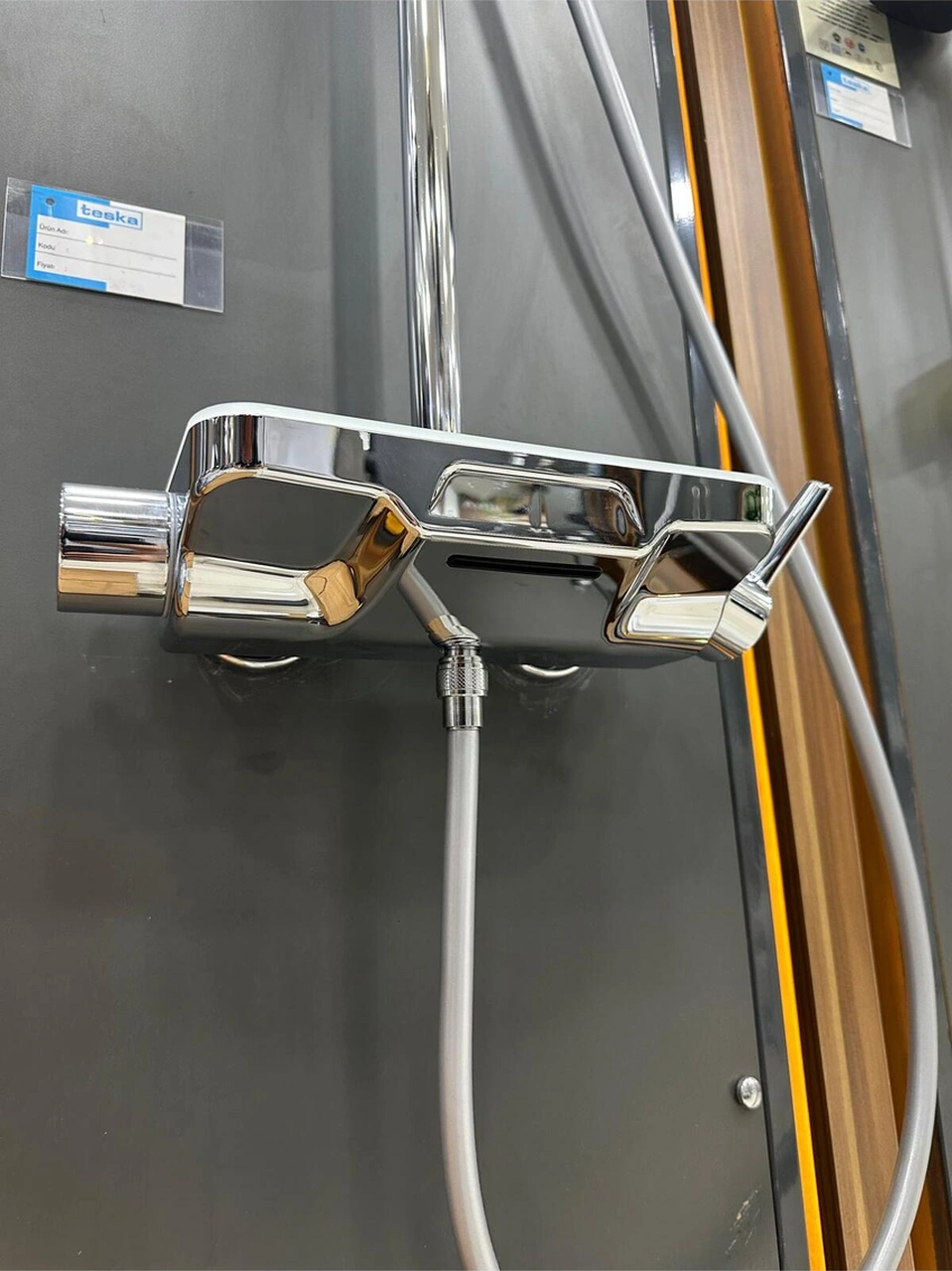 Boheme Teska Perla Krom Duş Seti Krom