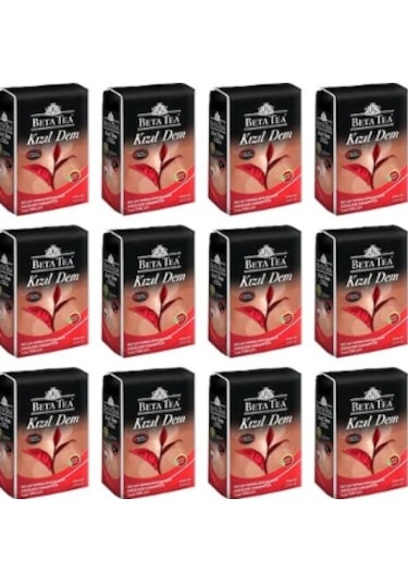Beta Tea Kızıl Dem Siyah Dökme Çay 12 x 1 KG