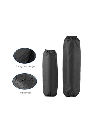 Dianziye Motorsiklet Amortisör Koruyucu Kılıf Nilon Siyah 27cm Su Geçirmez Toz Engeli Tüm Modelleri Uyumlu