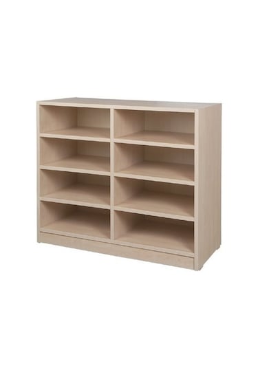 Dolap 8 Bölmeli Raflı Çok Renkli