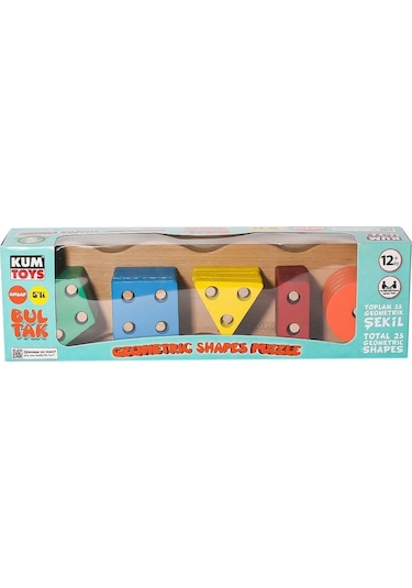 Km5656 Ahşap Beşli Bultak -kumtoys