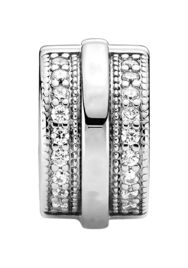 Nur Silver Taşlı Klips Gümüş Charm Nur-bl00151