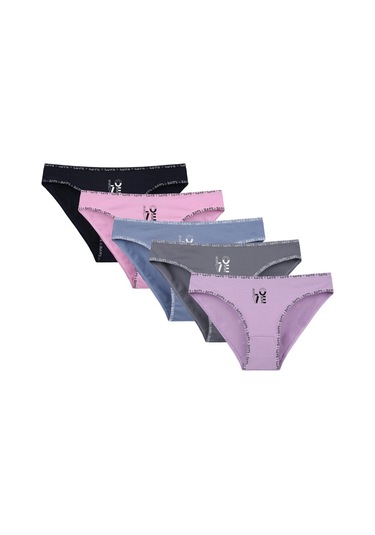 5'li Kadın Külot 2171pb75 Gri