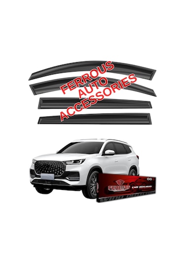 Chery Tiggo 8 Pro Max Ferrous Cam Rüzgarlığı 4lü Set 2023 Ve Üstü