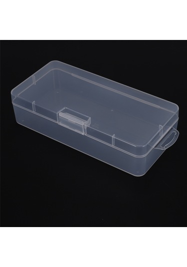 Leasetake Şeffaf Plastik Mücevher Dikdörtgen Kutu Tutucu Konteyner 18cm X 8.5cm X 4.5cm Temizlemek