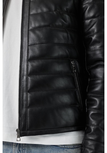 Lugano Siyah Deri Mont 001