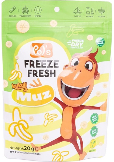 Pol's Kukuli Freeze Fresh Muz 20 Gr