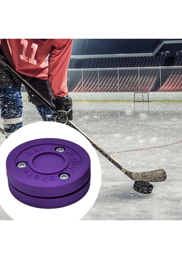 Homyl Roller Hokey Diski Uygulama Hediyesi Oyun Eğitimi Mor Mor