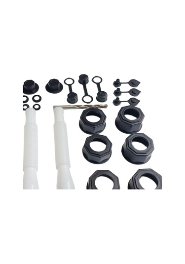 Suntek Matkap Beyaz Esnek Dökme Nozulu 3 Setli Gaz 3'lü-takım