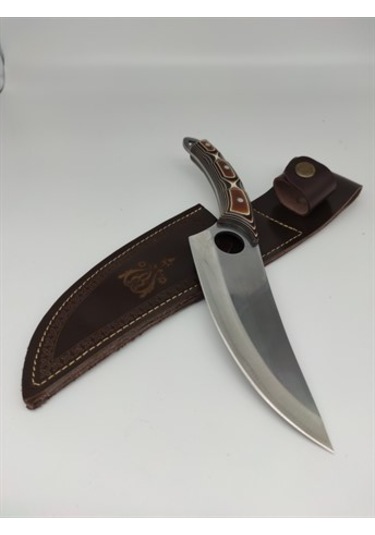 Yatağan Delikli Kılıflı Şef Bıçağı