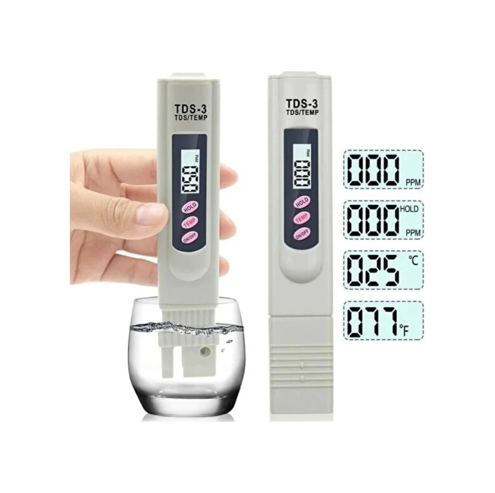 Tds Su Kalite Test Ölçüm Cihazı Saflık Ölçer