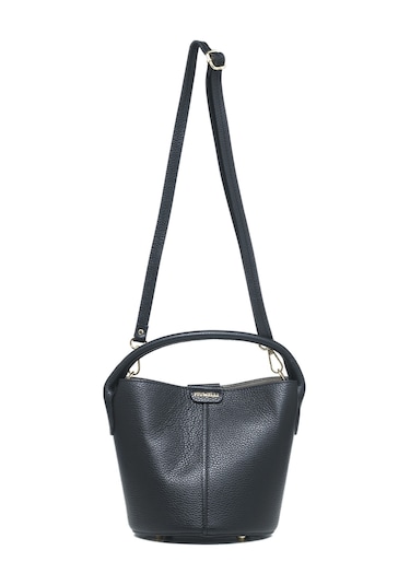 Omuz Çantası Kadın Loana M Piumelli Milano Bag D28 Black Siyah