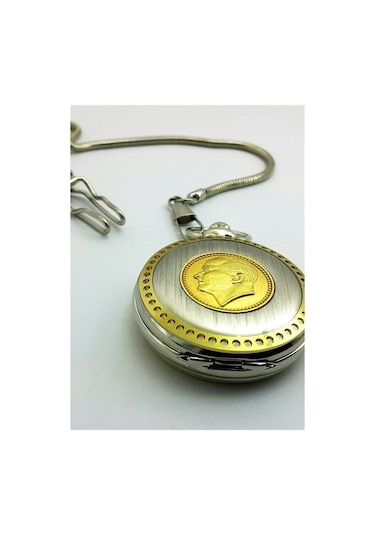 Mustafa Kemal Atatürk Resimli İmzalı Cep Saati