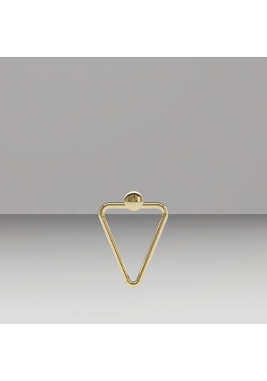 Zirve Üçgen Dolap,çekmece Metal Mobilya Kulbu 4 Adet Altın