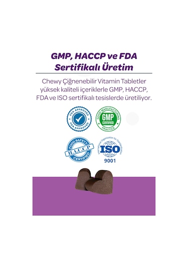 Vet's Plus Sterilised Çiğnenebilir Tablet 60'lı Kısır Kediler İçin Yaban Mersinli Urinary Destek