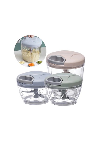 Liangmei 900 Ml Sarımsak Kıyıcı Manuel Sarımsak Presi Gıda Sebze Mavi