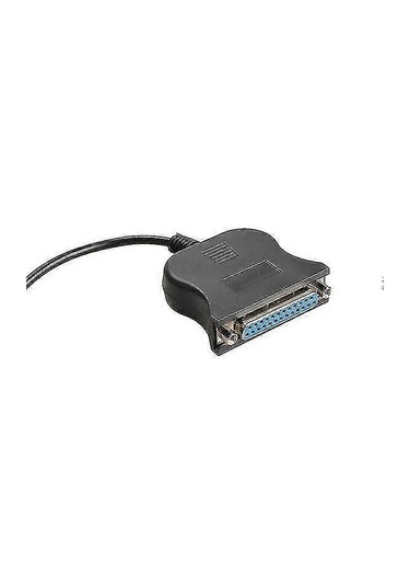 Usb 1.1 - Db25 Dişi Port Baskı Dönüştürücü Kablo Lpt Usb Adaptör Lpt Kablo Lpt - Usb Kablo Siyah