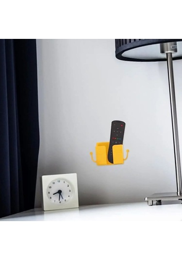 Duvar Tipi Yapışkanlı Kablo Tutuculu Telefon,kumanda Tutucu Plast Diğer